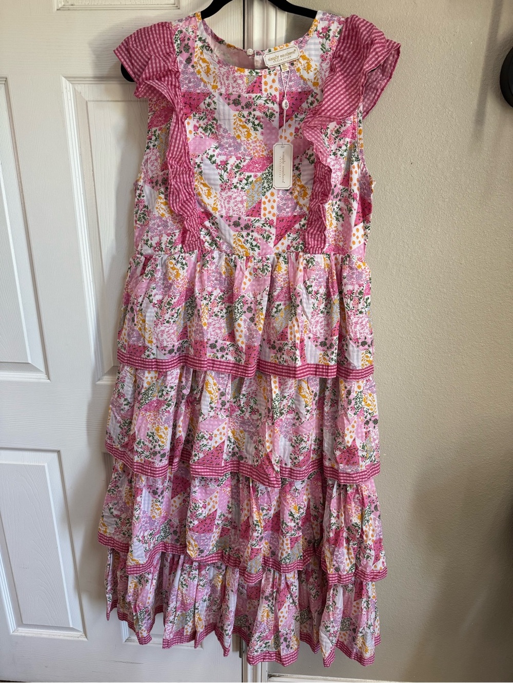 Simply southern Floral Tiered Dress
